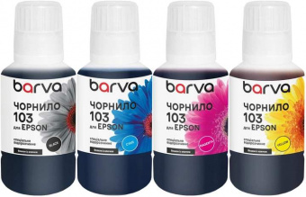 Комплект чернил  Barva 103 для Epson L-series (B/C/M/Y) 4x140ml