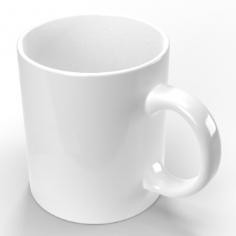 Чашка для сублімації Magic best (425 мл) Біла (36шт/уп)