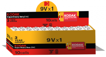 Батарейка Kodak Extra Heavy Duty 6F22 (10шт/уп) 9V Крона
