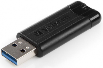 Flash-пам'ять Verbatim PinStripe 64Gb USB 3.0 Black