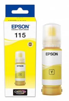 Оригінальне чорнило Epson (115) L8160/L8180 (Yellow) 70ml (C13T07D44A)