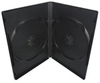 DVD box/2 black 7mm глянец (10шт/уп)
