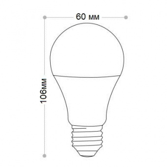 Світлодіодна LED лампа Ergo Standard E27 10W 4100K, A60 (нейтральний)