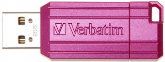 Flash-пам'ять Verbatim PinStripe 32Gb USB 2.0 Pink
