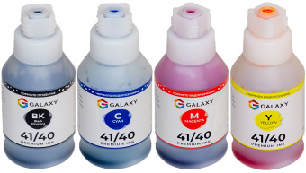 Комплект чорнил GALAXY GI-41/40 для Canon (BP/C/M/Y) 4x135ml