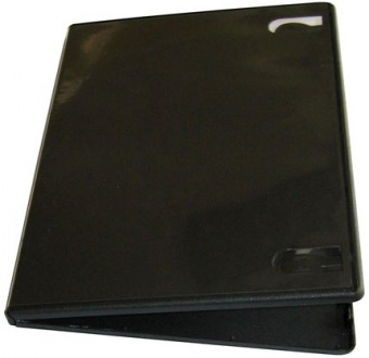 DVD box black 14mm глянец (10шт/уп)