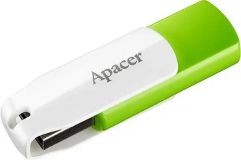 Flash-память Apacer AH335 64Gb USB 2.0 Green-White