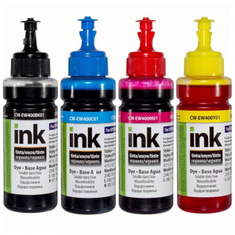 Комплект чернил ColorWay CW-EW400 Epson CX4300/ WF7015/ SX125/ SX130/ TX117 (BK/C/M/Y) 4x100ml