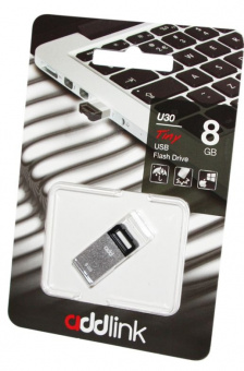 Flash-память AddLink U30 8Gb USB 2.0 Silver