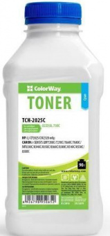 Тонер ColorWay (TCH-2025C) Cyan 90g для HP CLJ CP1215/1515 + Чип (RMHU10C)