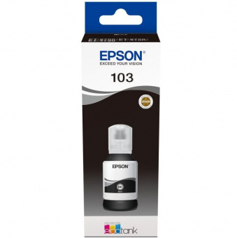 Оригинальные чернила Epson (103) L3100/L3101/L3110/L3150 (Black) 65ml (C13T00S14A)