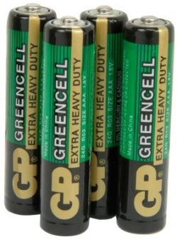 Батарейка GP Greencell R03 (40шт/уп) ААА