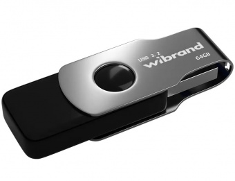 Флеш-пам'ять Wibrand Lizard 64Gb Black USB3.2
