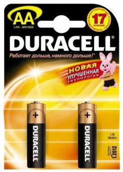 Батарейка Duracell LR06 MN1500 (2шт/уп) АА