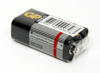 Батарейка GP 6F22 (10шт/уп) 9V Крона