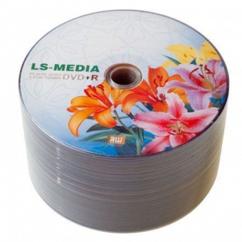 DVD+R LS-Media 4,7Gb (bulk 50) 16x Лилии
