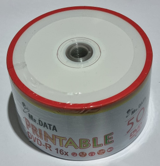 DVD-R Mr.DATA 4,7Gb (bulk 50) 16x printable