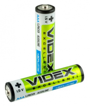 Батарейка Videx LR03 (40шт/уп) ААА