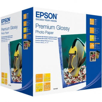 Epson 10x15 (500л) 255г/м2 Premium Суперглянець фотопапір