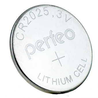 Батарейка Perfeo CR2025 (5шт/уп) 3V