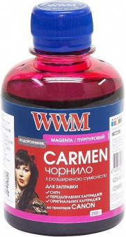 Чорнило WWM CU/M Canon Universal Carmen (Magenta) 200ml