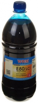 Чорнило WWM E80/LC Epson L800/L810/L850/L1800 (Light Cyan) 1000г Світлостійкі