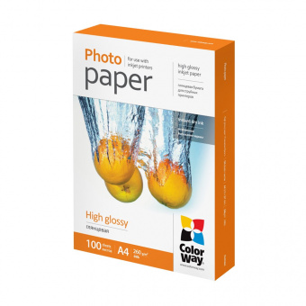 ColorWay А4 (100л) 260г/м2 глянцевий фотопапір
