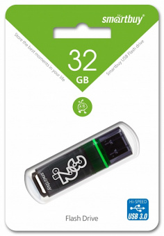 Flash-пам'ять Smartbuy Glossy series Dark Blue 32Gb USB 3.0