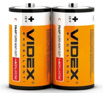 Батарейка Videx R14 (10шт/уп) C