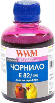 Чорнило WWM E82/LM Epson Stylus P50/T50/R270/ PX660/TX650/1410 (Light Magenta) 200ml