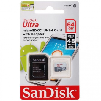 Карта пам'яті Goodram microSD 64GB Class 10 UHS I + adapter RETAIL 10