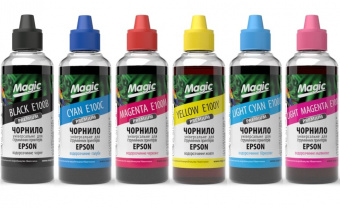 Комплект чернил Magic Epson L800/P50/T50/R270/TX650/1410 (B/C/LC/M/LM/Y) 6x100ml