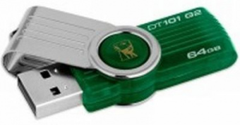 Flash-пам'ять Kingston Flash-Drive DTI 101 G2 64 GB Green