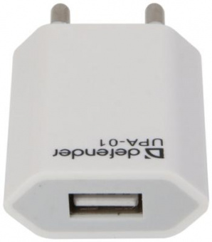 Сетевое зарядное устройство Defender с разъемом USB 1А