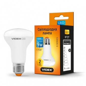 Світлодіодна LED лампа Videx E27 9W 4100K, R63 (нейтральний)