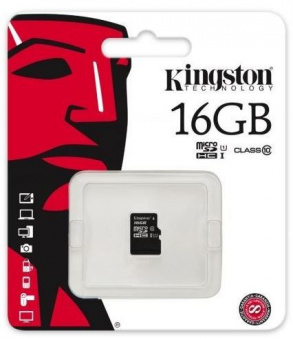 Карта памяти Kingston Canvas Select microSDHC 16GB Class 10 UHS-I no adapter