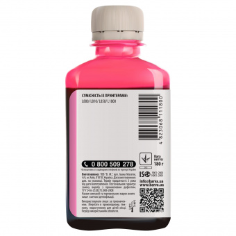 Чорнило Barva Epson L800/L810/L850/L1800 (Light Magenta) 180ml (L800-419)