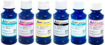 Комплект чорнила Inksystem для Epson XP (BK/C/LC/M/LM/Y) 6x100ml