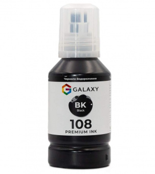 Чернила GALAXY 108 для Epson L8050/L8100/L18050 (Black) 140ml