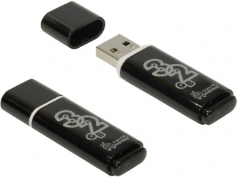 Flash-пам'ять Smartbuy Glossy series Black 32Gb USB 2.0