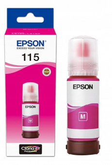 Оригинальные чернила Epson (115) L8160/L8180 (Magenta) 70ml (C13T07D34A)