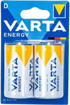 Батарейка VARTA ENERGY Alkaline LR20 D (2шт/уп)