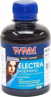 Чорнило WWM EU/B Epson Electra (Black) 200ml