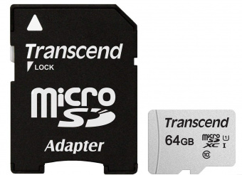 Карта пам'яті Trancend microSDXC 64GB Class 10 UHS-I Premium 400х+SD adapter
