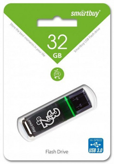 Flash-память Smartbuy Glossy series Dark Grey 32Gb USB 3.0