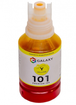 Чорнила GALAXY 101 EcoTank для Epson L-series (Yellow) 140ml