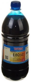 Чернила WWM E80/LC Epson L800/L810/L850/L1800 (Light Cyan) 1000г Светостойкие