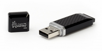 Flash-память Smartbuy Quartz series Black 32Gb USB 2.0