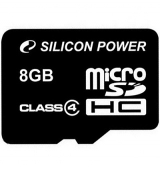 Карта пам'яті Silicon Power microSDHC 8GB Class 4