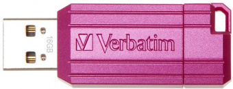 Flash-память Verbatim PinStripe 16Gb USB 2.0 Pink